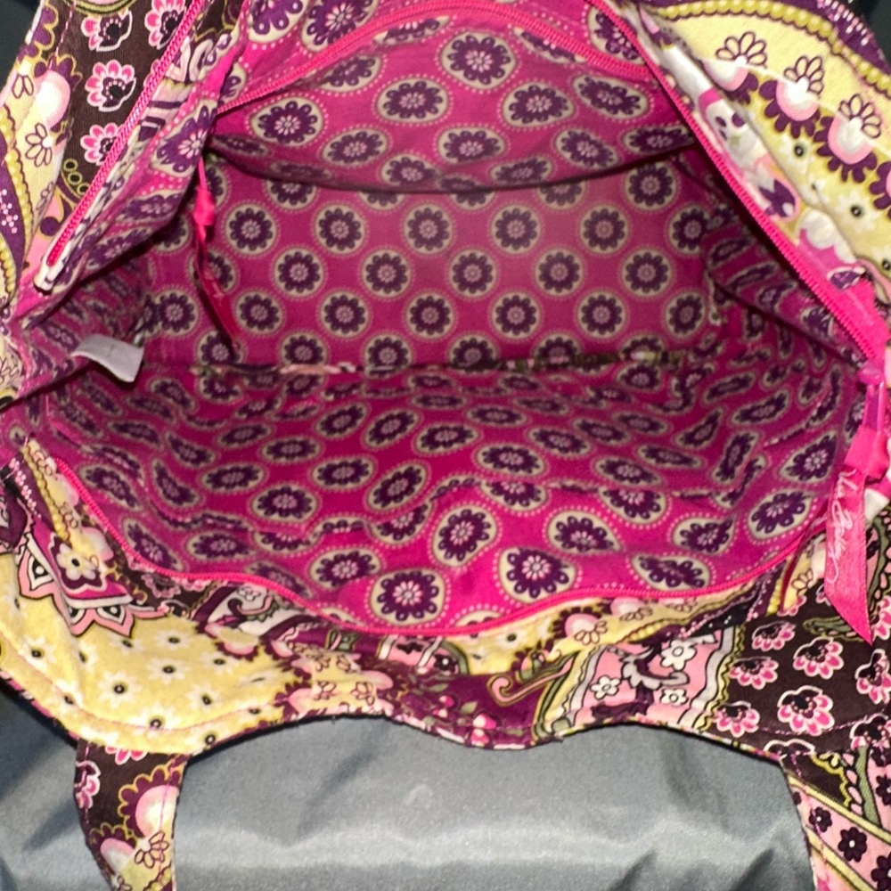 Vera Bradley Laura Shoulder Bag in the Very Berry Paisley pattern - Picture 10 of 10